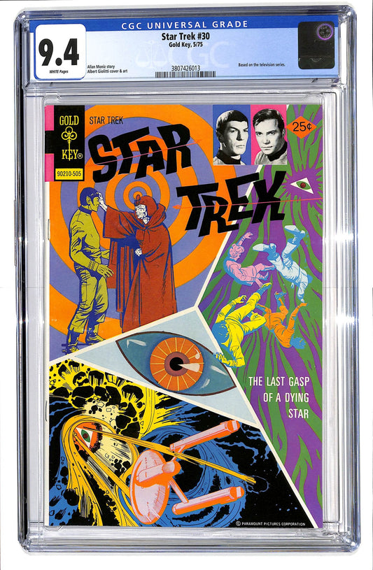 Star Trek 1967 #30 - CGC 9.4 - $125.00