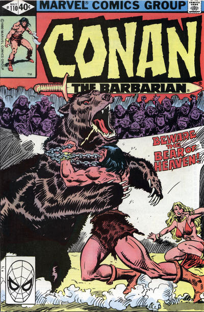 Conan the Barbarian 1970 #110 Direct ed. - back issue - $3.00