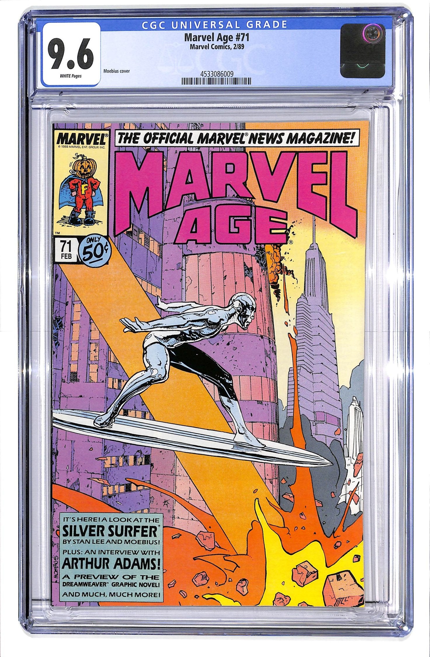Marvel Age 1983 #71 - CGC 9.6 - $65.00
