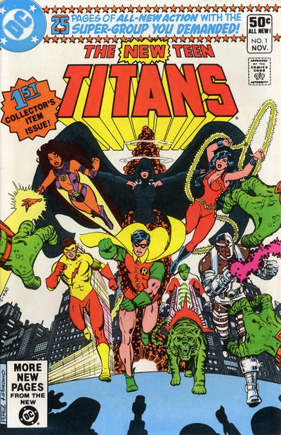 The New Teen Titans 1980 #1 Direct ed. - CGC 9.8 - $350.00