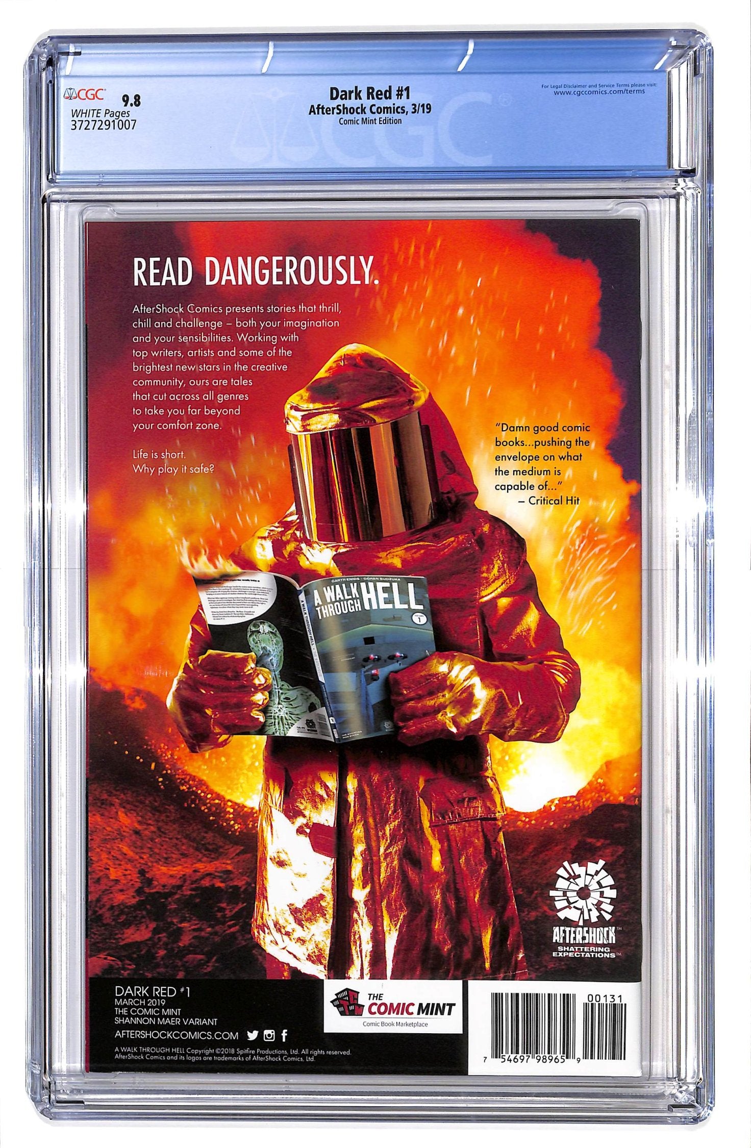 Dark Red 2019 #1 Shannon Maer Cover - CGC 9.8 - $140.00