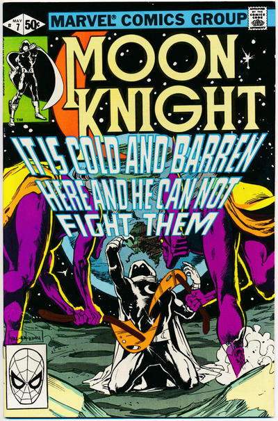 Moon Knight 1980 #7 Direct ed. - back issue - $10.00