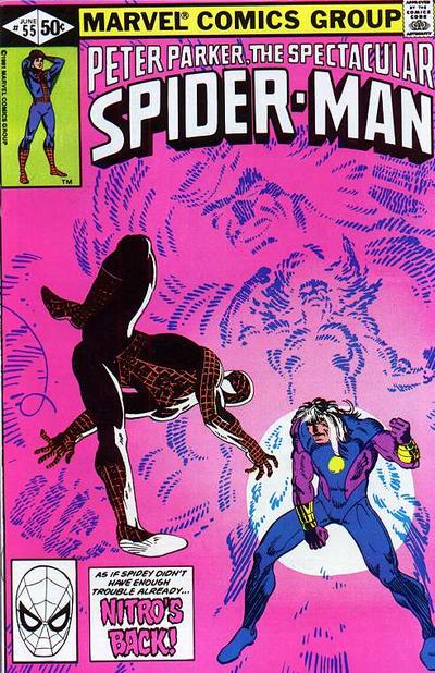 The Spectacular Spider-Man 1976 #55 Direct ed. - back issue - $10.00