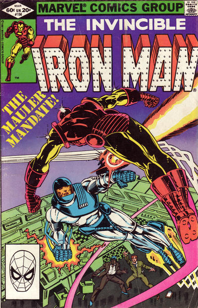 Iron Man 1968 #156 Direct ed. - back issue - $10.00