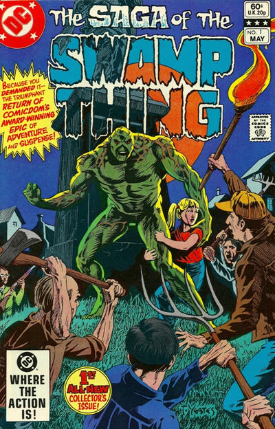 The Saga of Swamp Thing 1982 #1 Direct ed. - back issue - $10.00