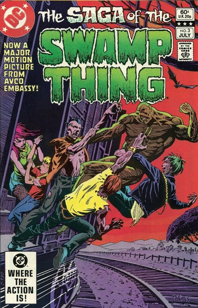 The Saga of Swamp Thing 1982 #3 Direct ed. - back issue - $10.00