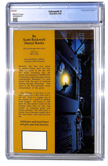 Cyberpunk 1989 #1 - CGC 9.4 - $140.00