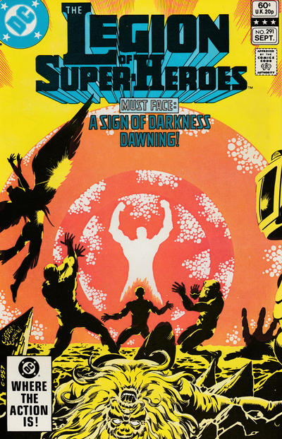 The Legion of Super-Heroes 1980 #291 Direct ed. - back issue - $10.00