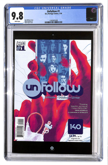 Unfollow 2016 #1 - CGC 9.8 - $15.00