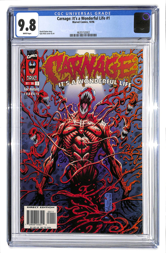 Carnage: It's a Wonderful Life 1996 #1 - CGC 9.8 - $70.00