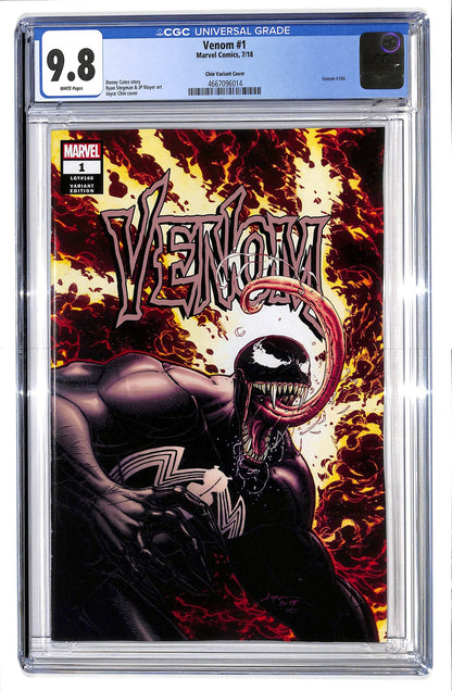 Venom 2018 #1 166 Variant Edition - Joyce Chin Cover - CGC 9.8 - $55.00