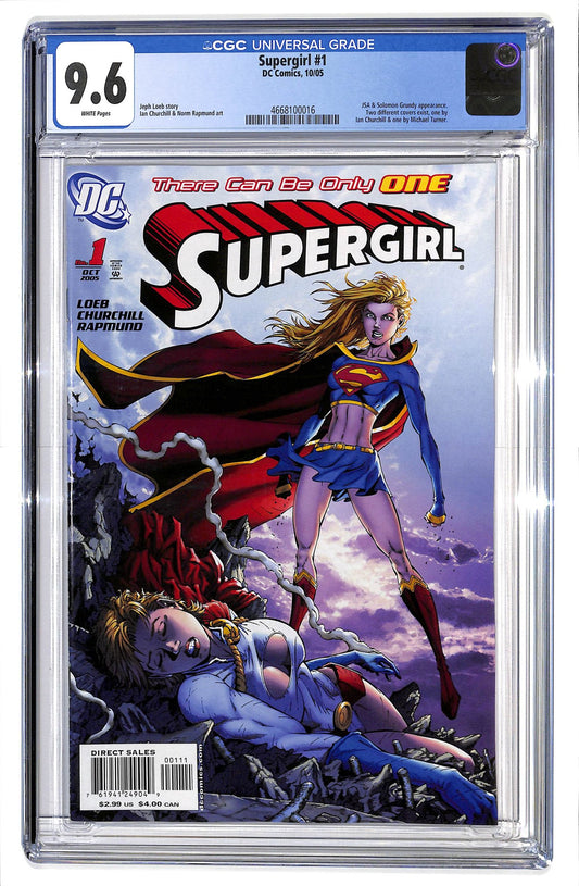 Supergirl 2005 #1 Direct Sales - Ian Churchill / Norm Rapmund Cover - CGC 9.8