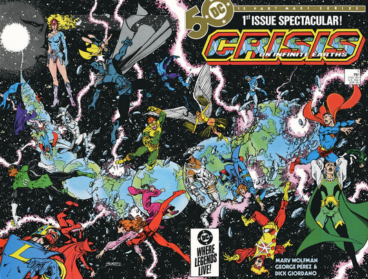 Crisis on Infinite Earths 1985 #1 Direct ed. - back issue - $10.00