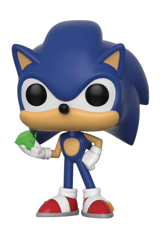 POP SONIC THE HEDGEHOG SONIC W/EMERALD VINYL FIGURE