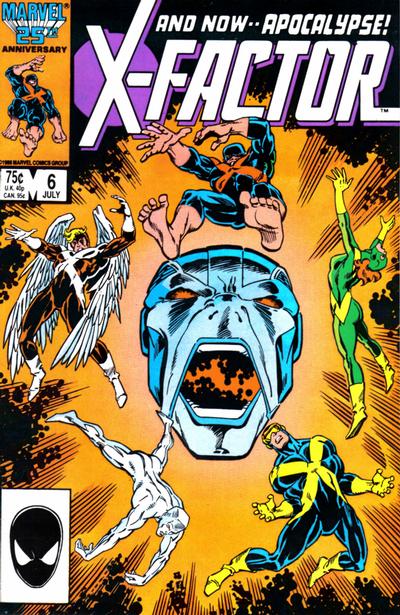 X-Factor 1986 #6 Direct ed. - 9.0 - $45.00