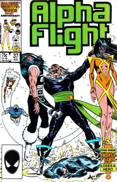 Alpha Flight 1983 #37 Direct ed. - back issue - $15.00