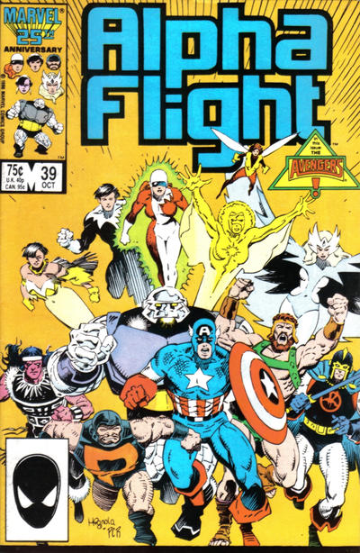 Alpha Flight 1983 #39 Direct ed. - back issue - $10.00