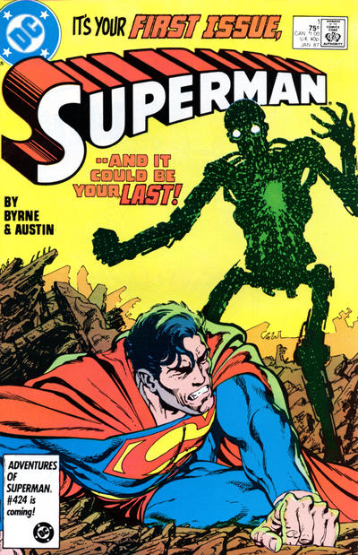 Superman 1987 #1 Direct ed. - back issue - $10.00