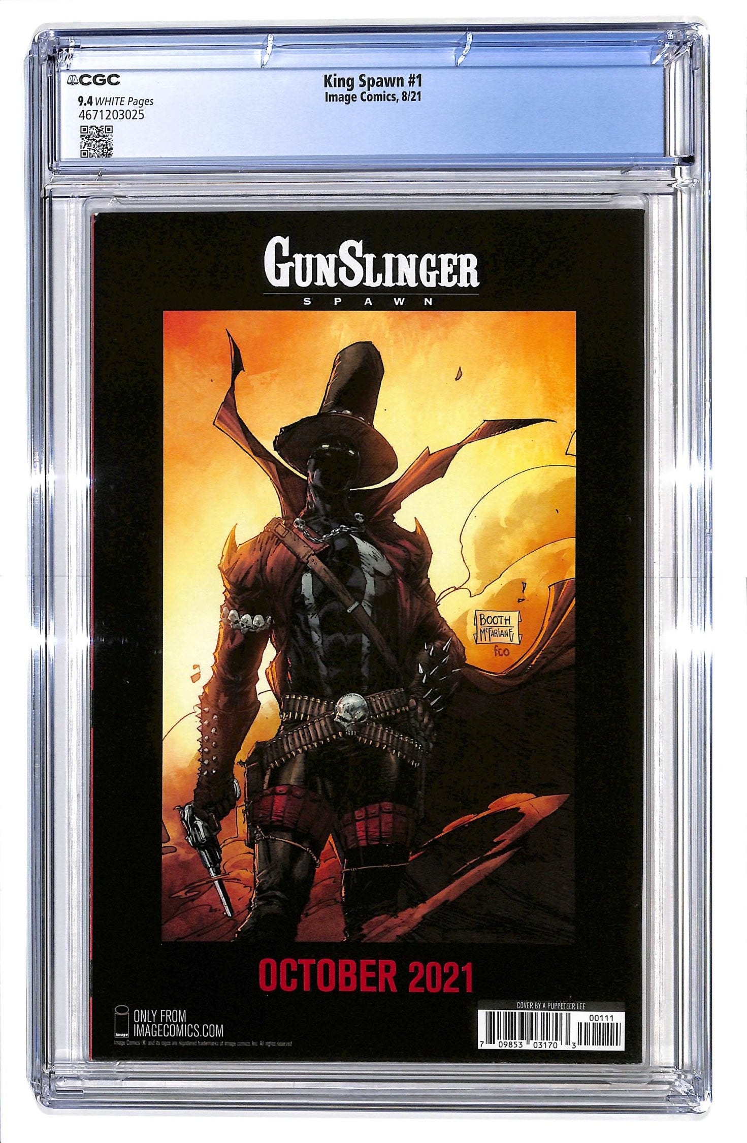 King Spawn 2021 #1 Cover A - Puppeteer Lee - CGC 9.4 - $25.00