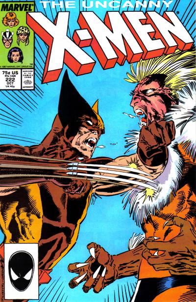 The Uncanny X-Men 1981 #222 Direct ed. - back issue - $20.00