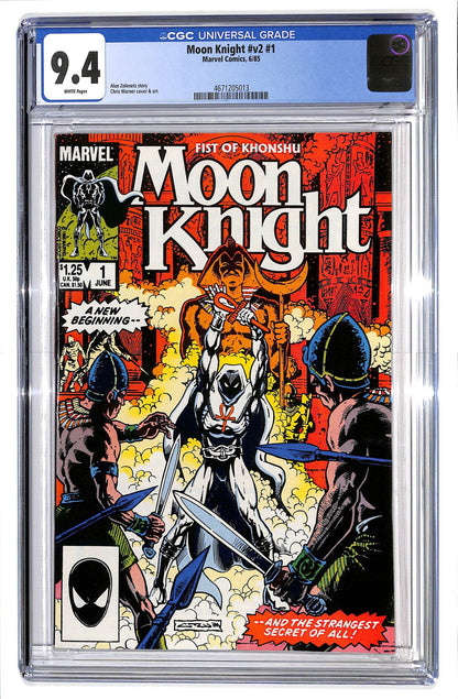 Moon Knight 1985 #1 Direct ed. - CGC 9.4 - $45.00