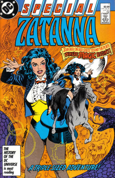 Zatanna Special 1987 #1 Direct ed. - back issue - $10.00