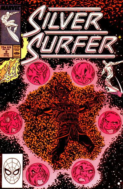 Silver Surfer 1987 #9 Direct ed. - high grade - $2.00