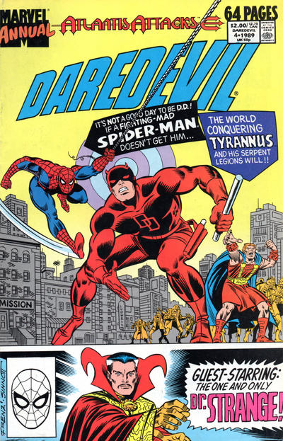 Daredevil Annual 1967 #4 [5] Direct ed. - back issue - $10.00