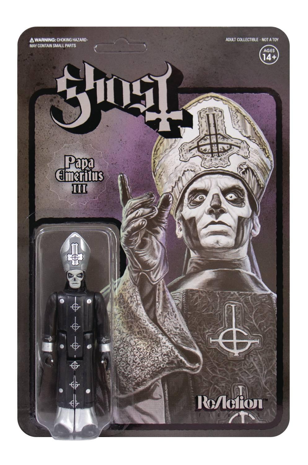 GHOST PAPA EMERITUS BLACK METAL VERSION REACTION FIG