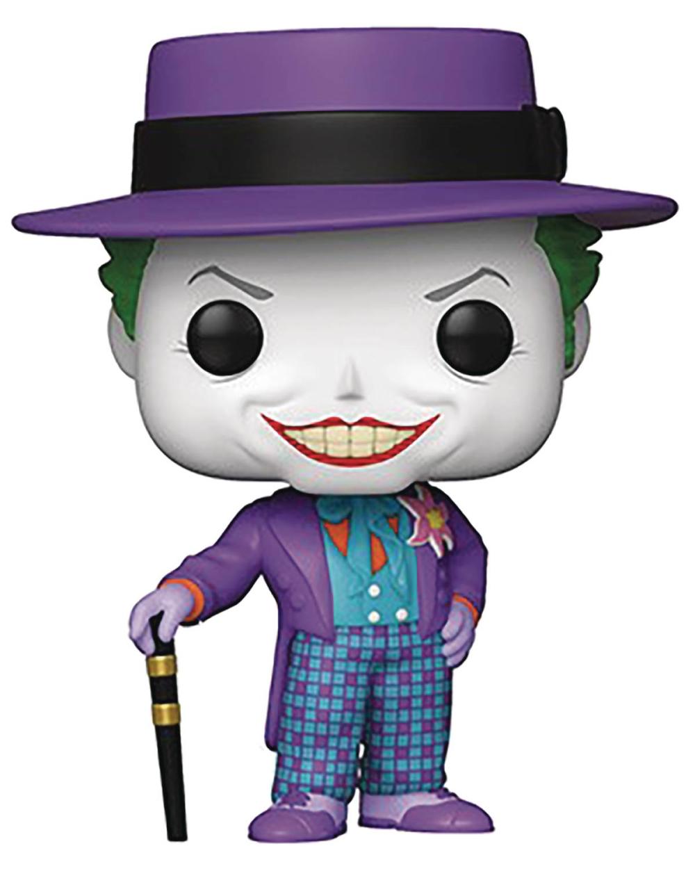 POP HEROES BATMAN 1989 JOKER W/HAT W/CHASE VINYL FIG