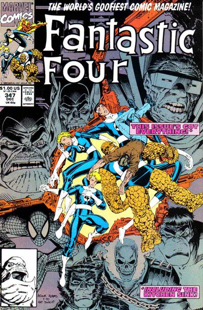 Fantastic Four 1961 #347 Direct ed. - back issue - $5.00