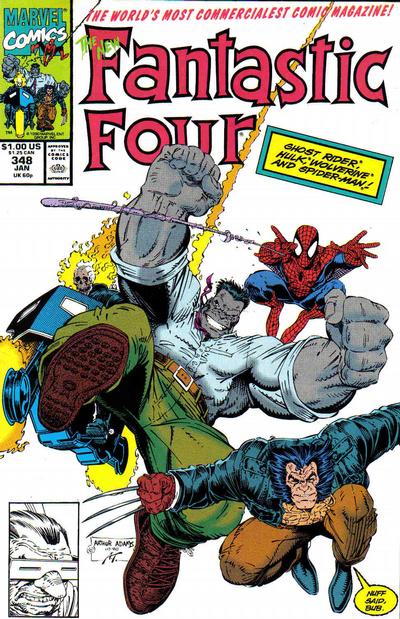 Fantastic Four 1961 #348 Direct ed. - CGC 9.8 - $130.00
