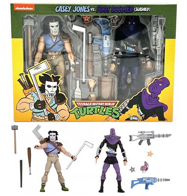 TMNT CASEY JONES VS FOOT SOLDIER CARTOON