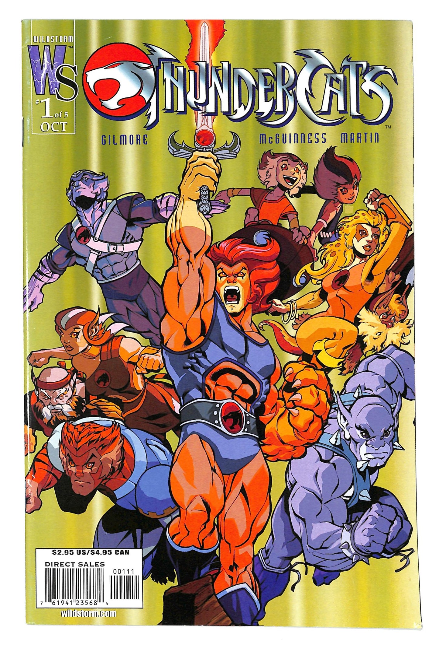 Thundercats 2002 #1 Ed McGuinness Cover - back issue - $10.00