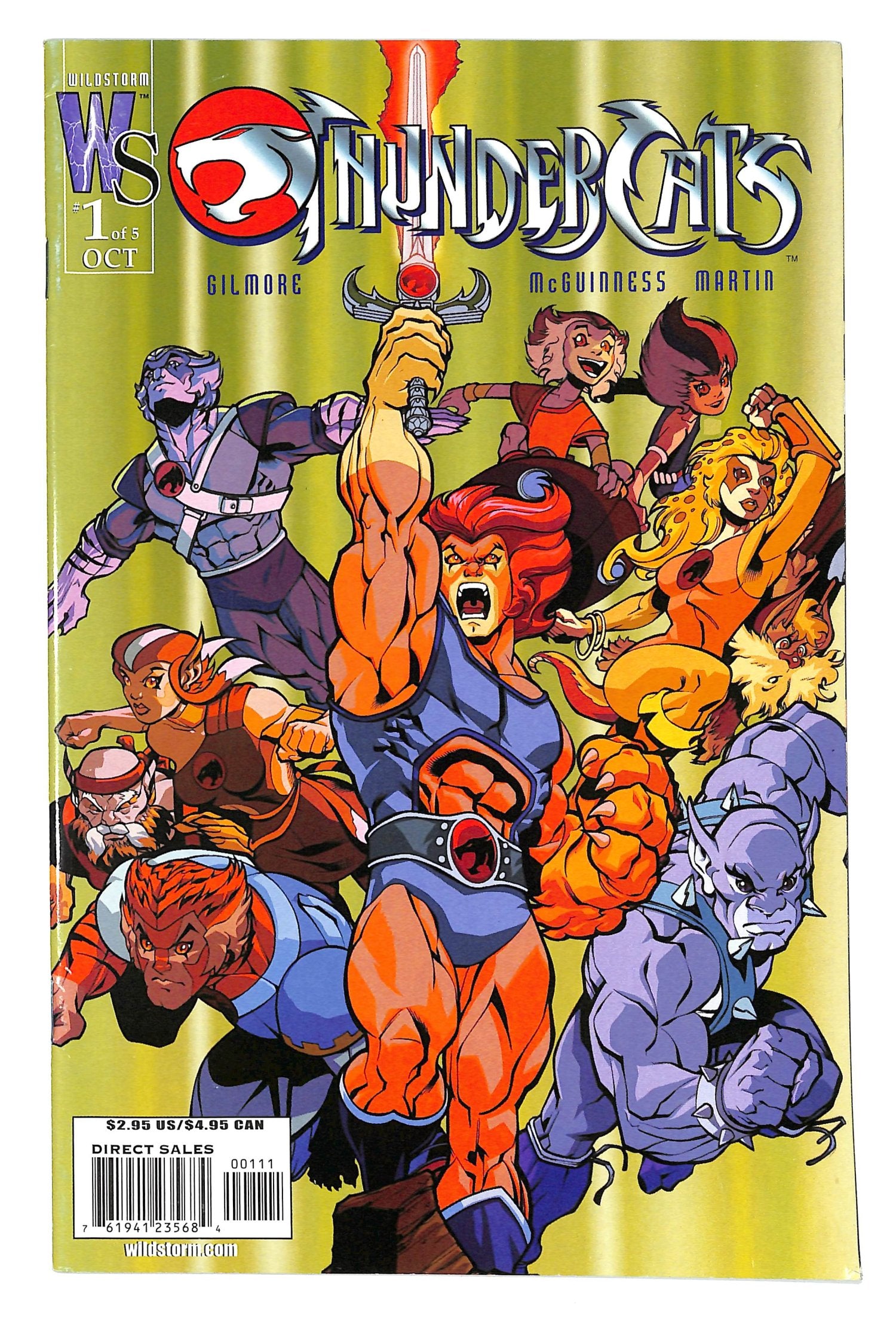 Thundercats 2002 #1 Ed McGuinness Cover - back issue - $10.00