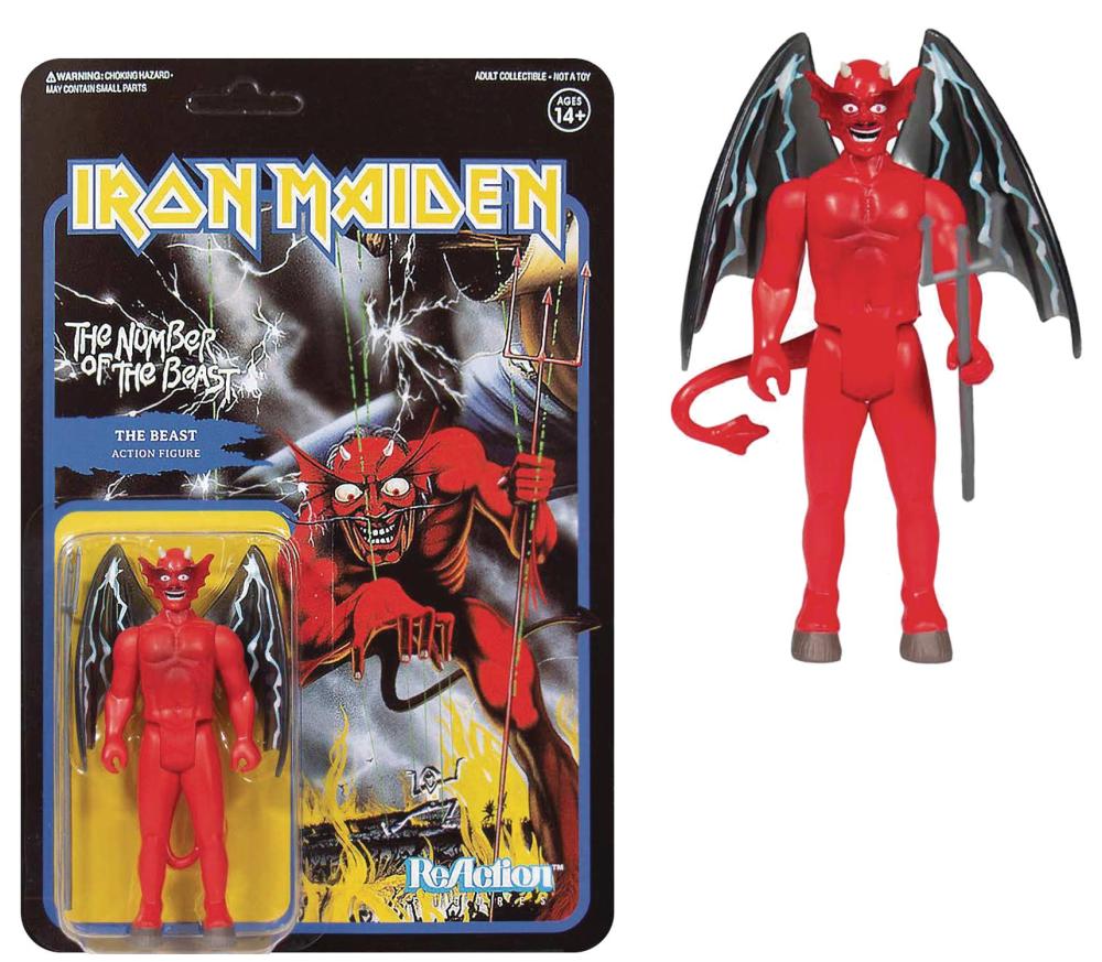 IRON MAIDEN NUMBER OF THE BEAST REACTION FIGURE