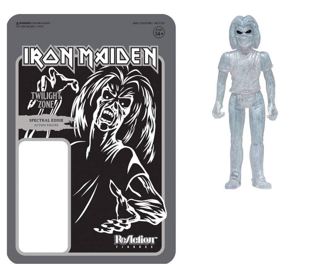 IRON MAIDEN TWILIGHT ZONE SPECTRAL EDDIE REACTION FIGURE