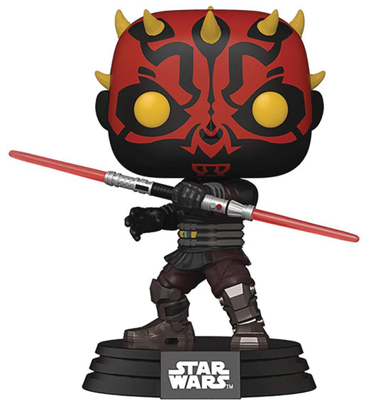 POP STAR WARS CLONE WARS DARTH MAUL VINYL FIG