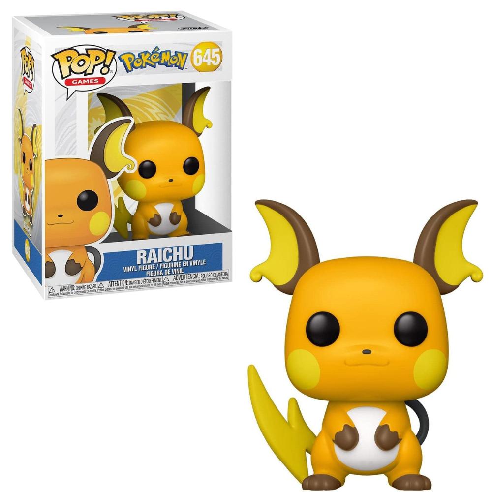 POP GAMES POKEMON RAICHU VINYL FIGURE