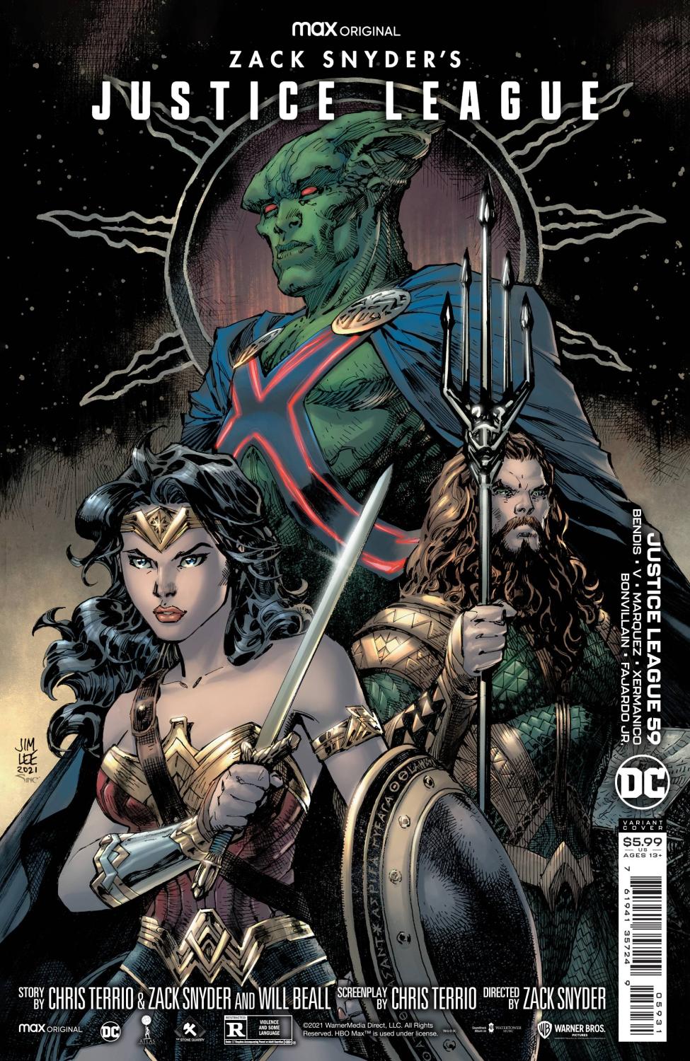 JUSTICE LEAGUE #59 CVR C JIM LEE SNYDER CUT VARIANT