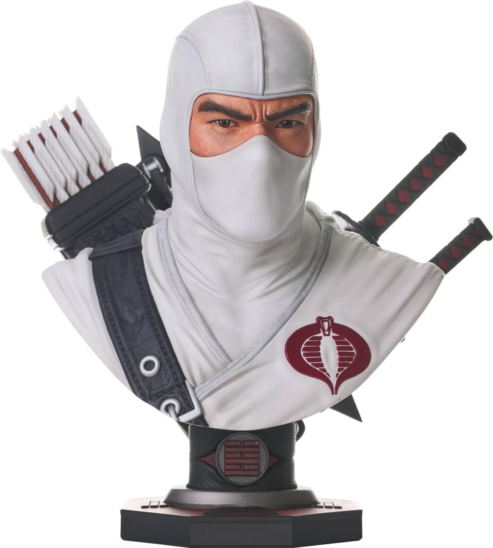 GI JOE LEGENDS IN 3D STORMSHADOW 1/2 SCALE BUST