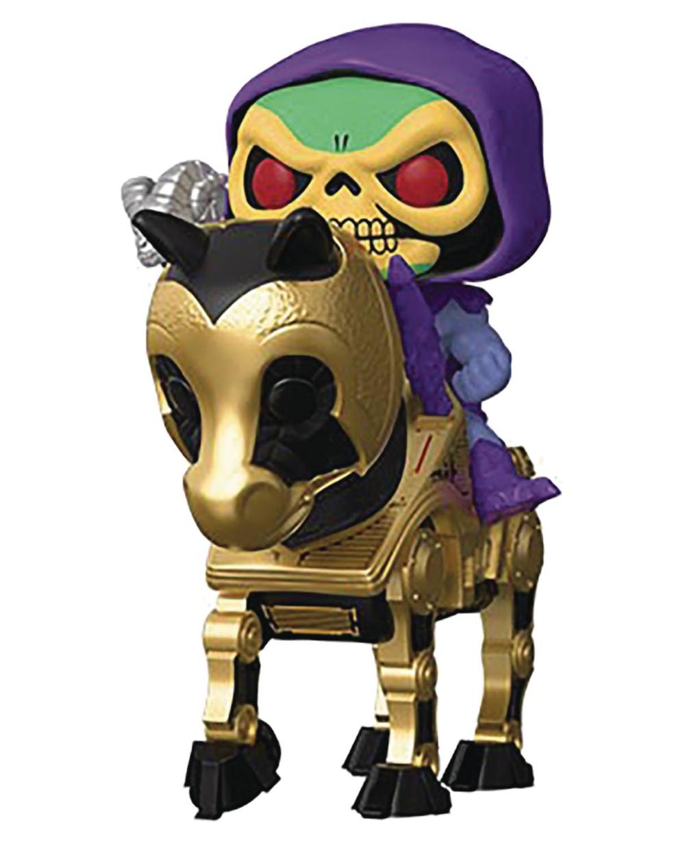 POP RIDES MOTU SKELETOR WITH NIGHT STALKER VIN FIG