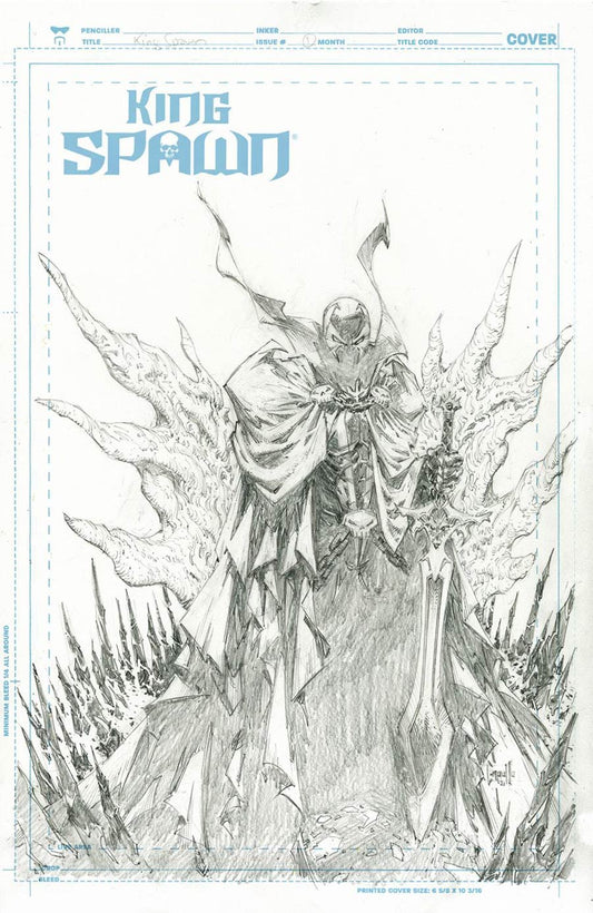KING SPAWN #1 CVR H 50 COPY INCV CAPULLO SKETCH