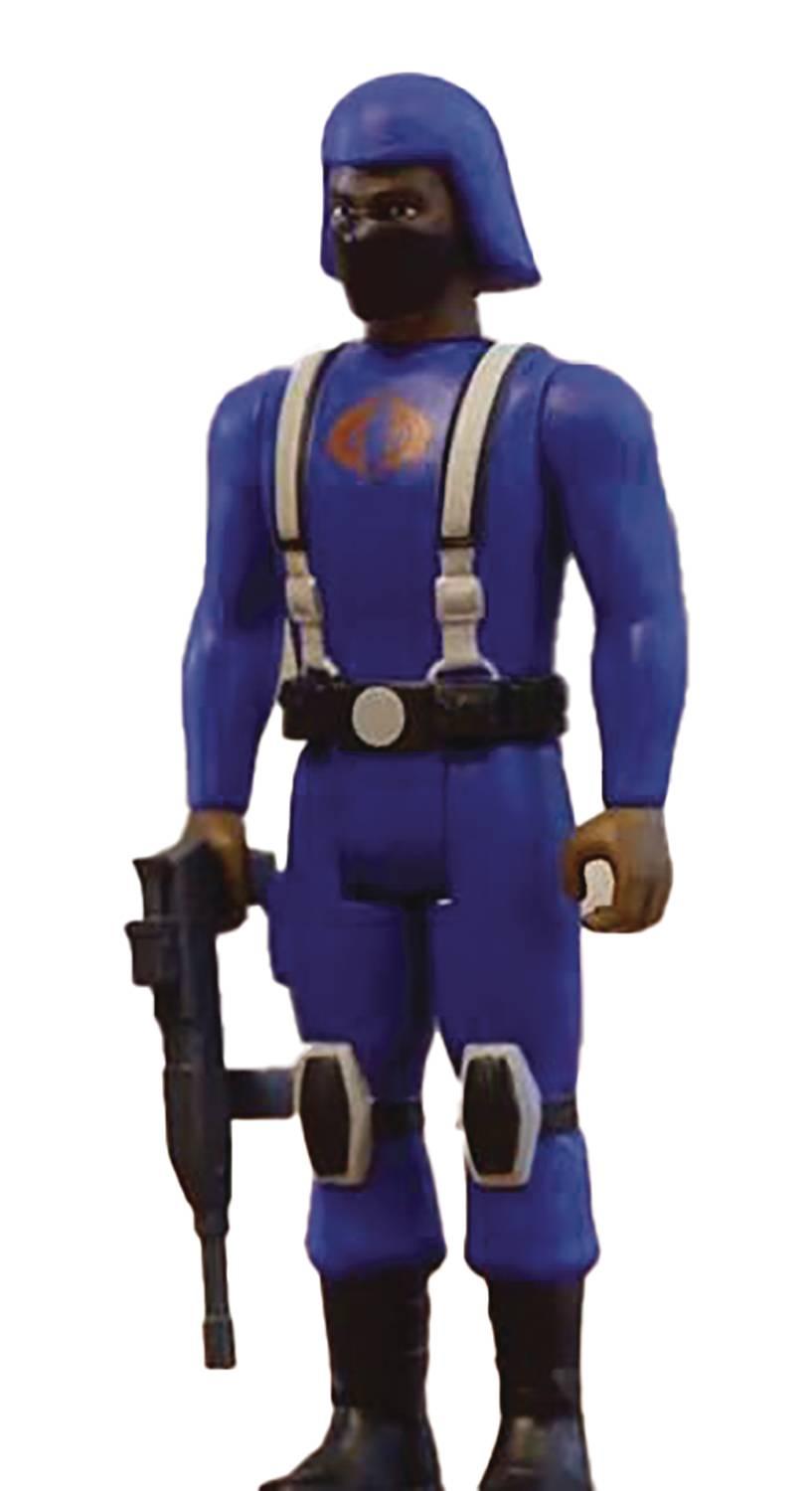 GI JOE COBRA TROOPER H-BACK DK BROWN WV 1A REACTION FIG