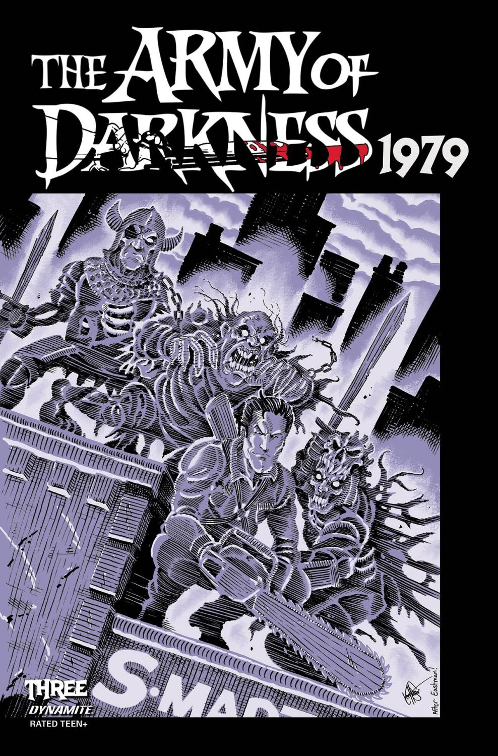 ARMY OF DARKNESS 1979 #3 CVR L FOC BONUS TMNT HOMAGE H