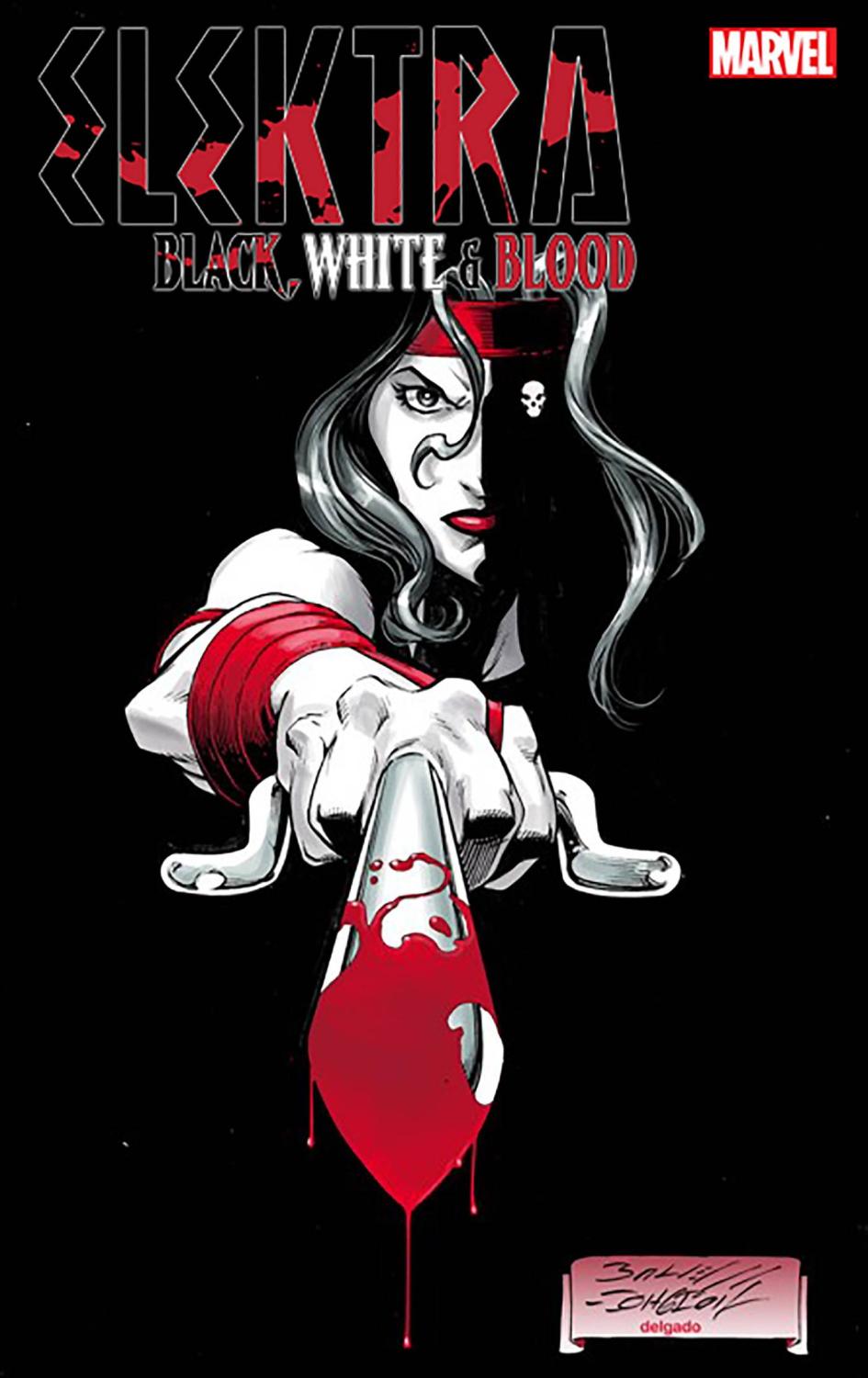 ELEKTRA BLACK WHITE BLOOD #3 BAGLEY VAR (OF 4)