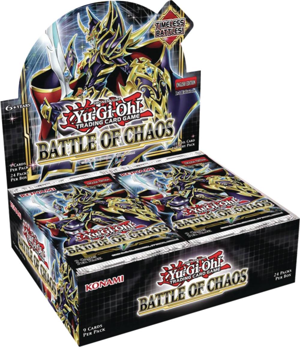 YU GI OH BATTLE OF CHAOS BOOSTER DIS 24CT