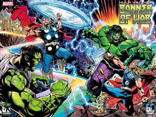 HULK VS THOR BANNER WAR ALPHA #1 SHAW WRPAD CONNECTING