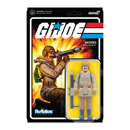 G.I. JOE WAVE 2 BAZOOKA ARCTIC REACTION FIGURE