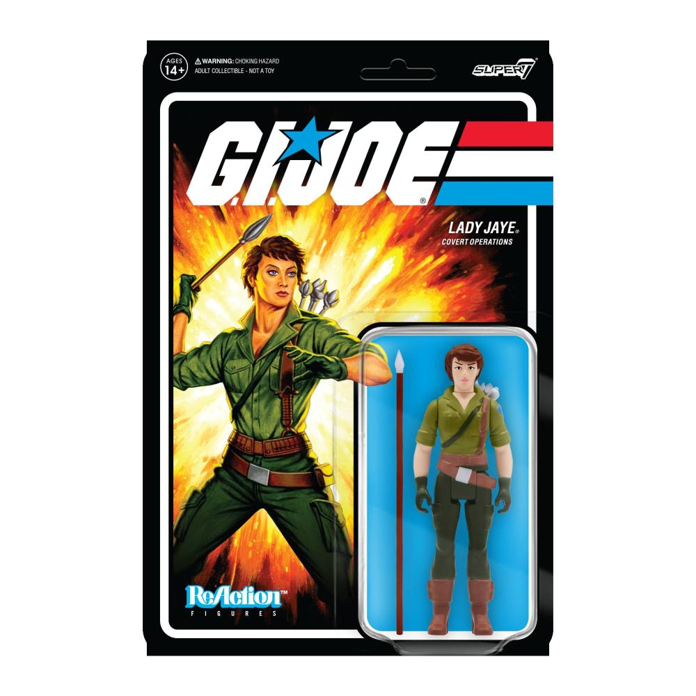 G.I. JOE WAVE 2 LADY JAYE REACTION FIGURE